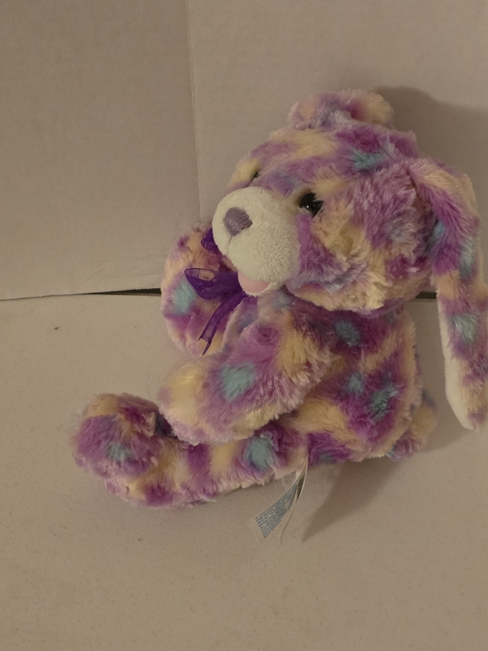 Plush Multi-Color Bunny Stuffed Animal - Soft Gift Toy